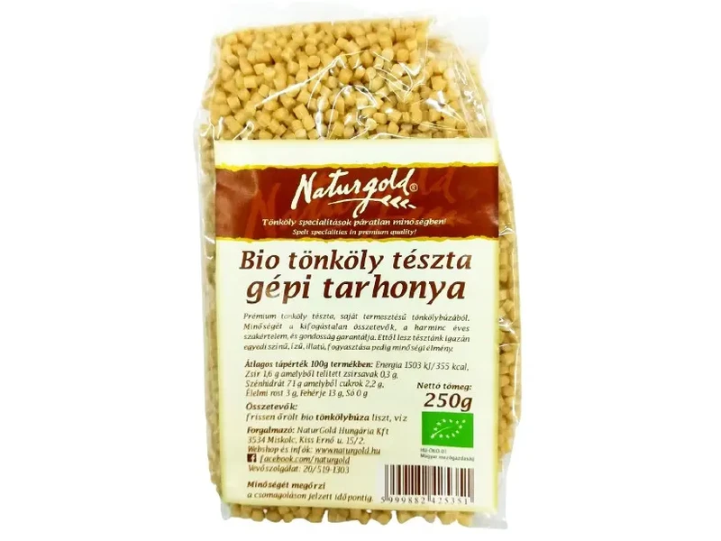 Naturgold Bio tönköly tészta gépi tarhonya 250g