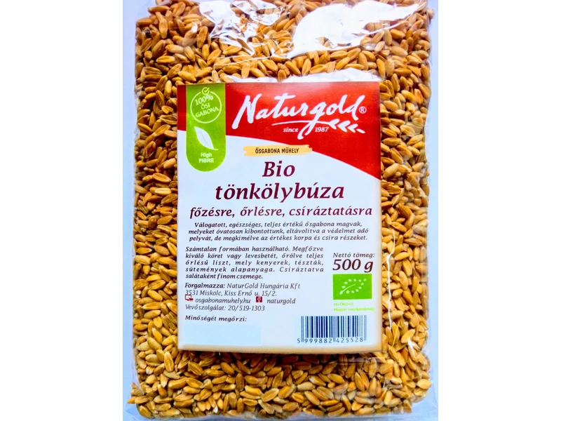 Naturgold Bio tönkölybúza főzésre, őrlésre, csíráztatásra 500 g