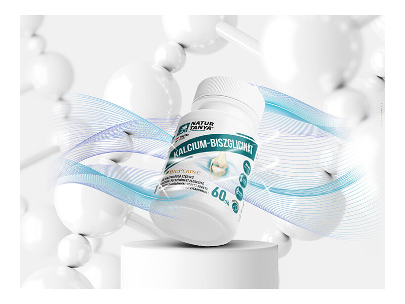 NT KALCIUM-BISZGLICINÁT BioPerine® és D3-vitamin 60 db