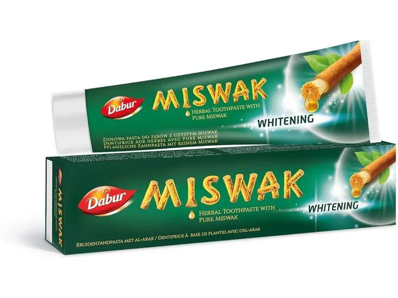 Dabur Miswak gyógynövényes fehérítő fogkrém (Whitening) 100 ml