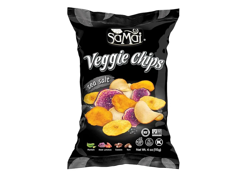 Rainforest nagy zöldség chips tengeri sós 115g SAMAI