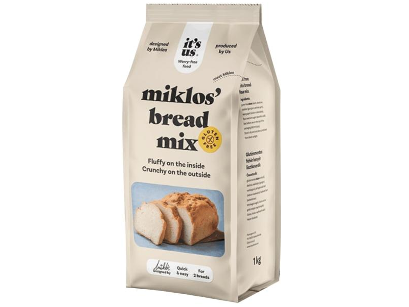 it's us MIKLOS' kenyér gluténmentes lisztkeverék 1kg
