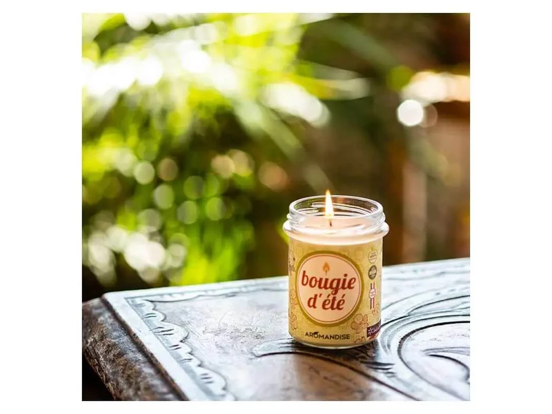 SUMMER – Citronella-Geránium szúnyogriasztó aromagygyertya - 30 h