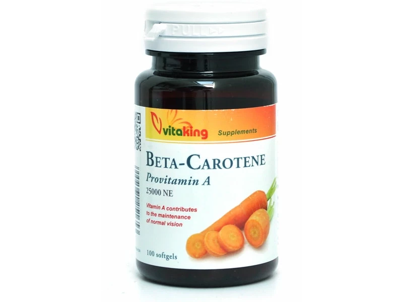 Bétakarotin 15 mg 100 db (Vitaking)