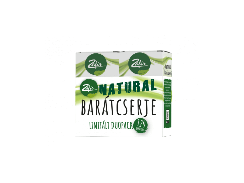 Zafír Natural Barátcserje kapszula duopack 120db ( 60+60)