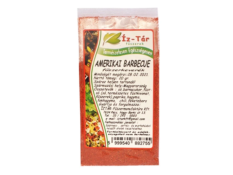 Íz Tár amerikai barbecue fűszer 20g