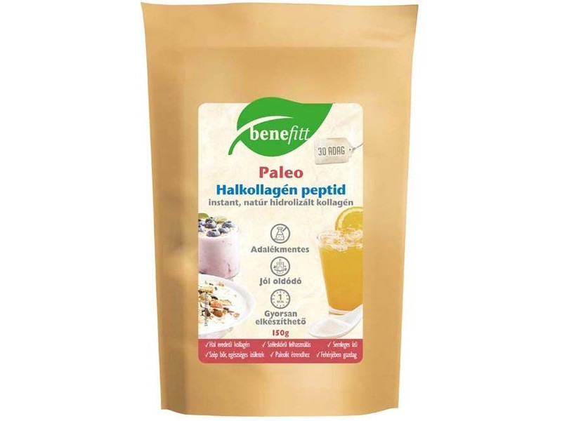 BENEFITT Reform Halkollagén italpor, natúr 150g