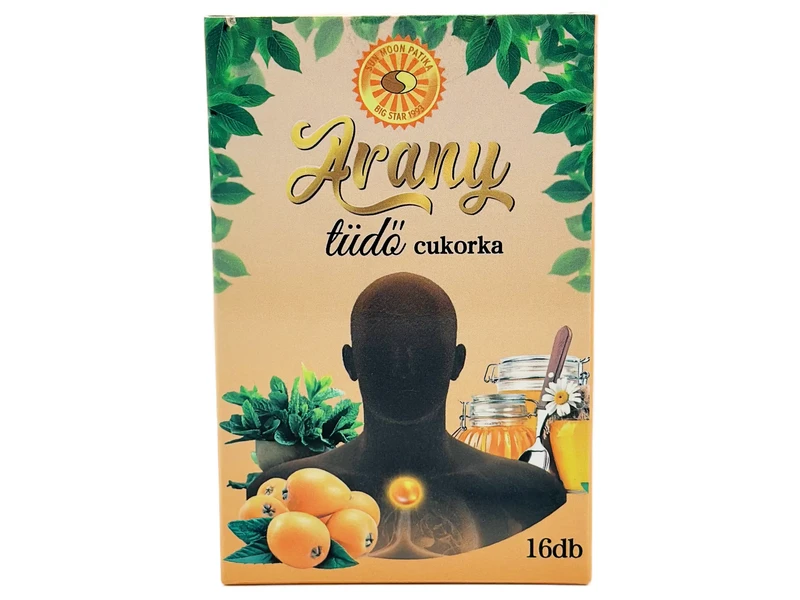 Big Star Arany tüdő cukorka 16db