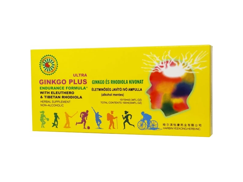 Big Star Ginkgo és Rodiola Eleutheroval ampulla 10x10ml