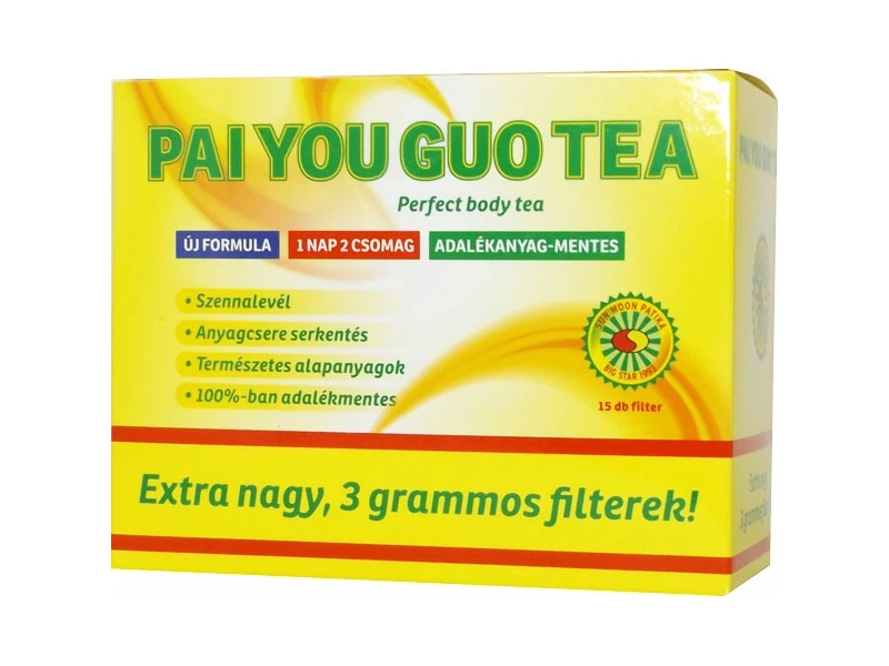 Big Star Pai You Guo extra erős fogyasztó tea filteres 15x3g