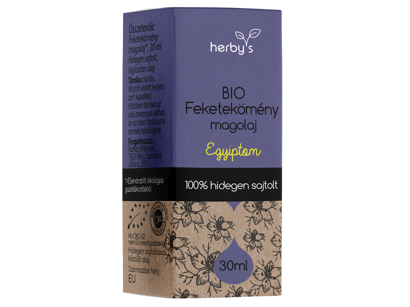 Herby's BIO Feketekömény magolaj 30ml