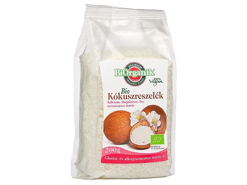 Bio Kókuszreszelék 200 g (Biorganik)