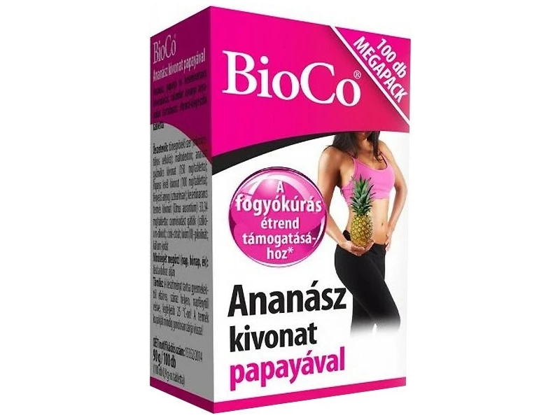 Bioco Ananász-Papaya MegaPack tabletta 100db