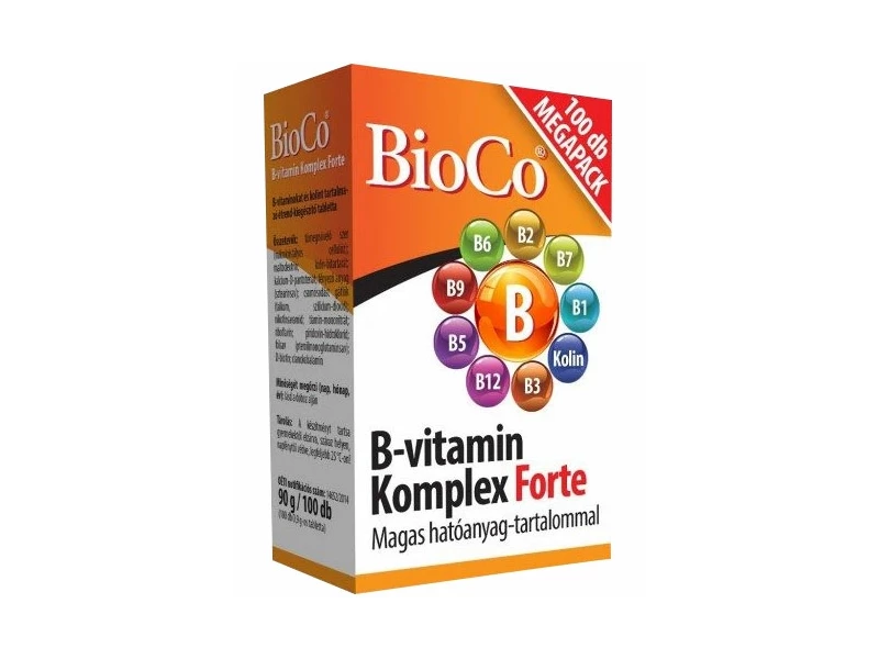 BioCo B-vitamin komplex Forte 100db