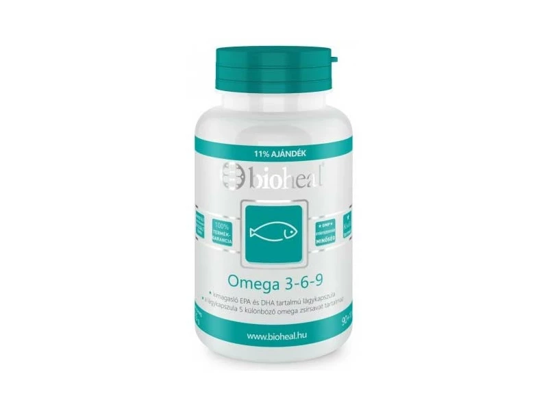 Bioheal Omega 3-6-9 lágykapszula 100 db