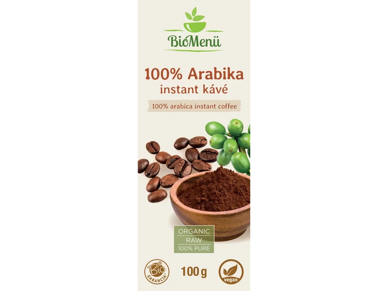 BIO 100% Arabika instant kávé 100 g