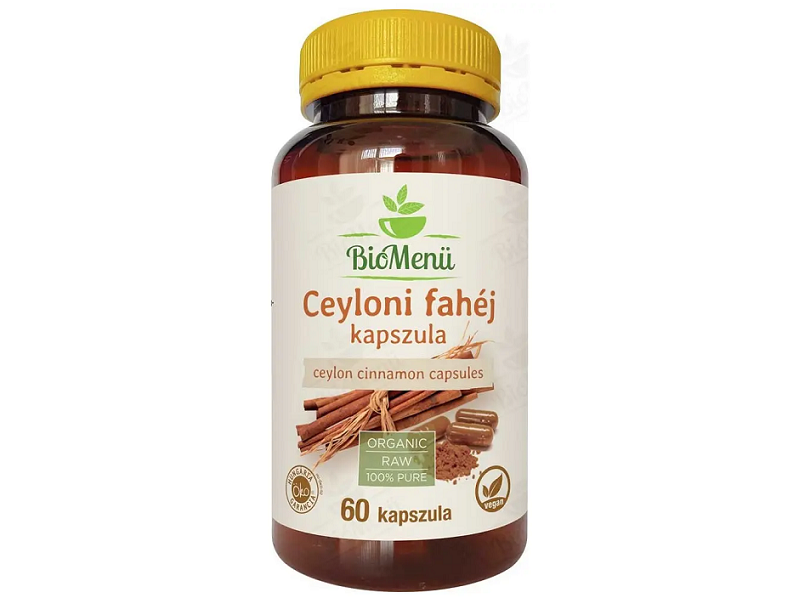BioMenü BIO CEYLONI FAHÉJ kapszula 60 db