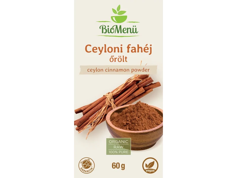 BioMenü BIO FAHÉJ őrölt ceyloni 60 g
