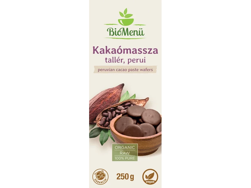 BIO KAKAÓMASSZA tallér perui 250 g