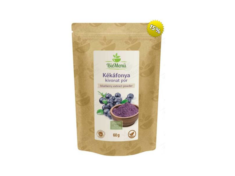 BioMenü BIO KÉKÁFONYA kivonat por 60 g