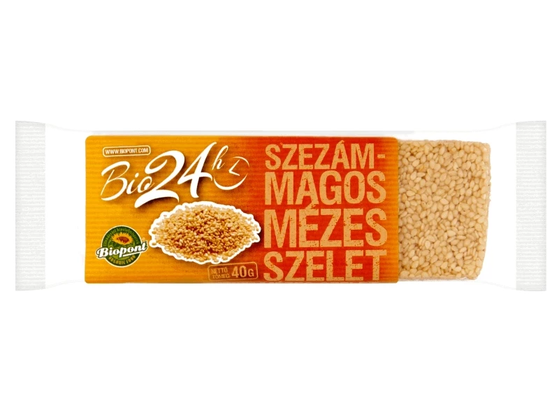 Szezámmagos mézes szelet 40 g (Biopont)