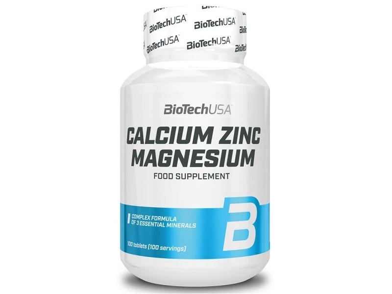 BioTech USA Kalcium Magnézium Cink 100 db tabletta