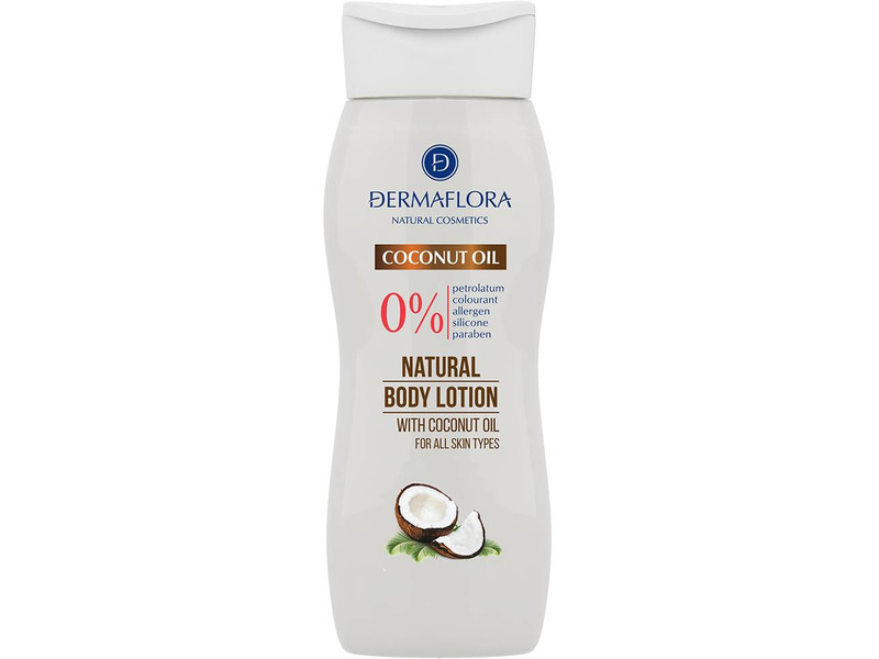 Dermaflora 0% kókuszolajos testápoló (250 ml)