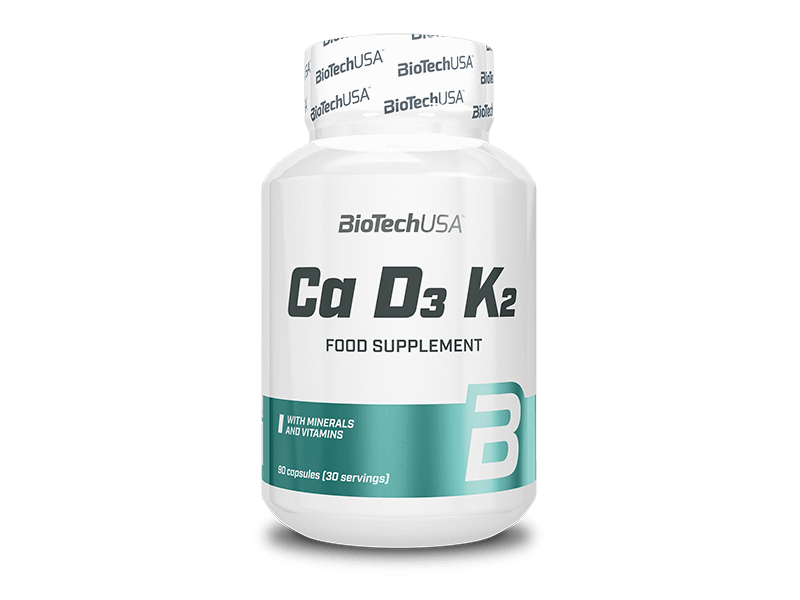 BioTech USA Calcium D3 K2 vitamin kapszula 90db