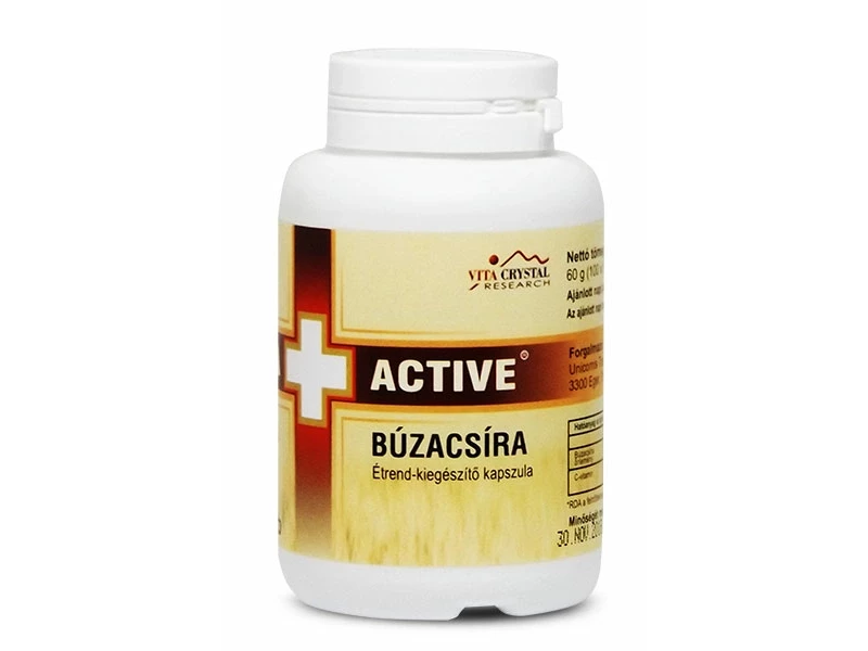 Bio+Active Búzacsíra kapszula 100db