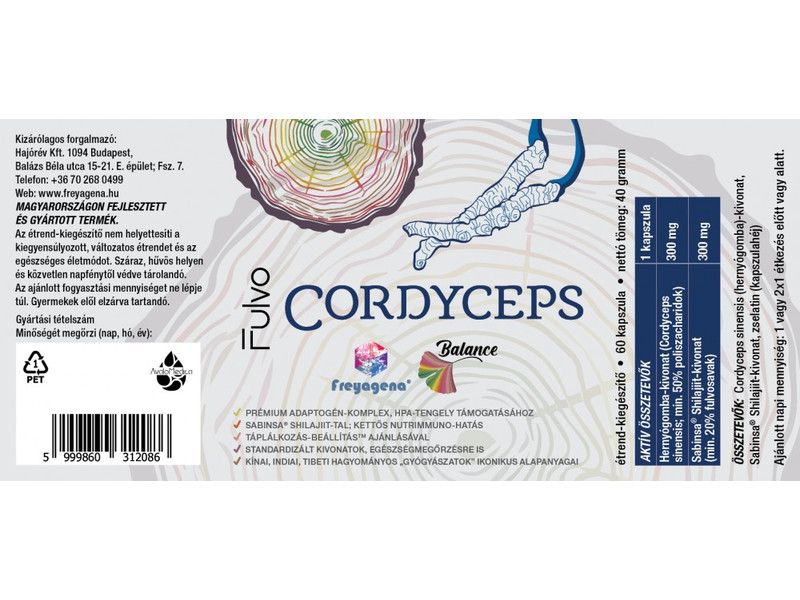 Fulvo-Cordyceps kapszula 60db