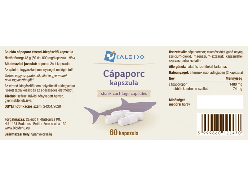Caleido CÁPAPORC kapszula 60 db