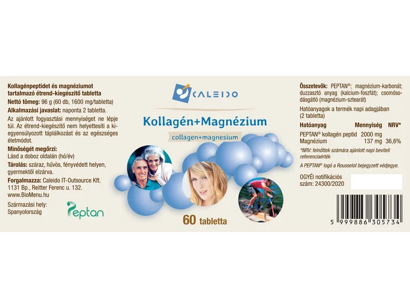 Caleido Kollagén+Magnézium tabletta 60 db
