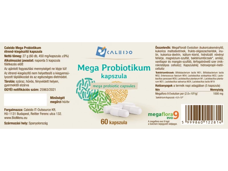 Caleido Mega PROBIOTIKUM kapszula 60 db