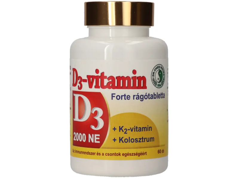 Dr.Chen D3-vitamin Forte rágótabletta 60 db