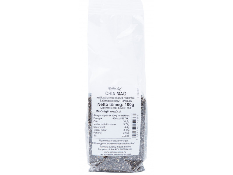 Chia mag fekete 100g Paleolit