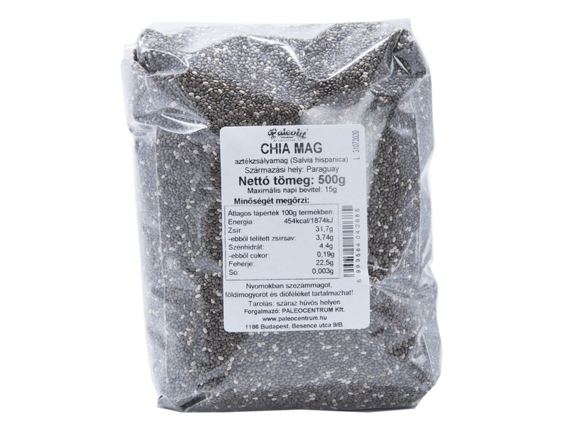 Chia mag fekete Paleolit 500g