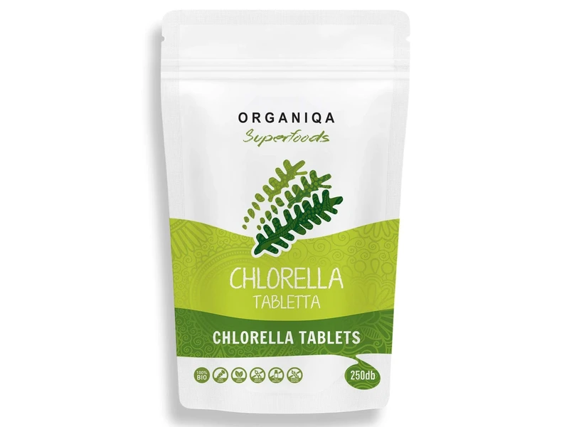 Organiqa Bio Chlorella tabletta 125g