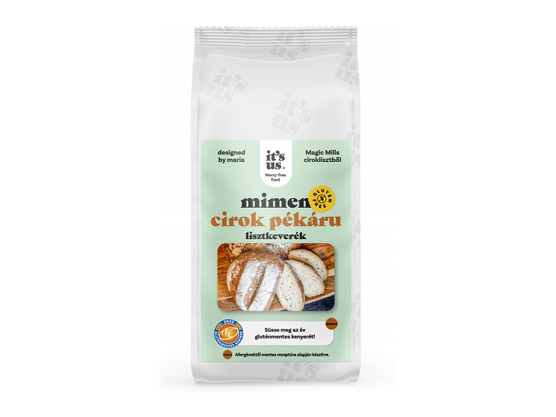 it's us MIMEN cirok pékáru gluténmentes lisztkeverék 500g