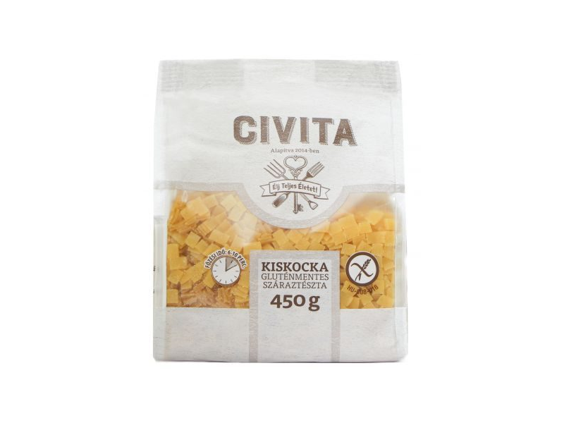 CIVITA gluténmentes kukorica száraztészta kiskocka 450g
