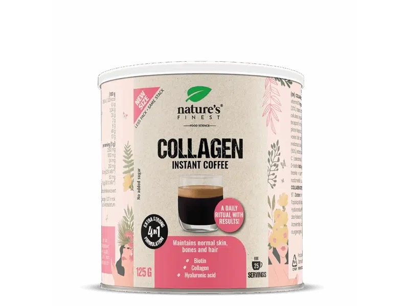 Nature's Finest Kollagén Kávé (Collagen Coffee) 125g
