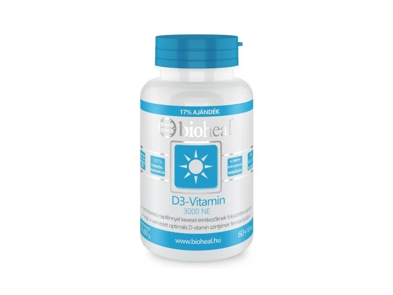 Bioheal D3-vitamin 3000 NE kapszula 70 db