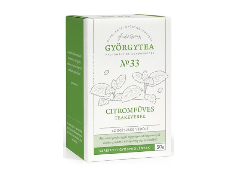 Györgytea Citromfűves Teakeverék 50 g