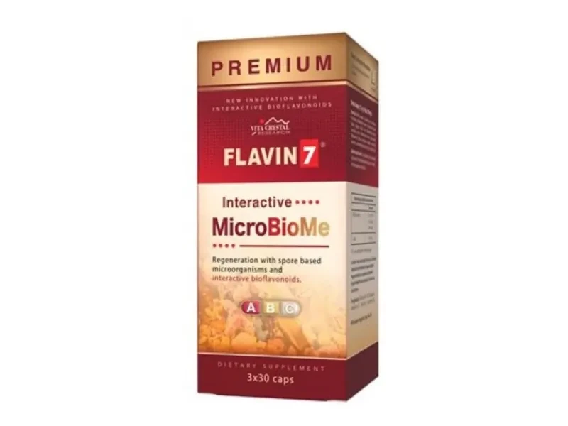 Flavin 7 Q10 Premium Interactive MicroBioMe kapszula 3x 30 db