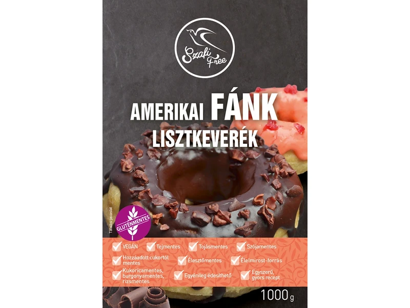 Szafi Free amerikai fánk lisztkeverék 1000 g