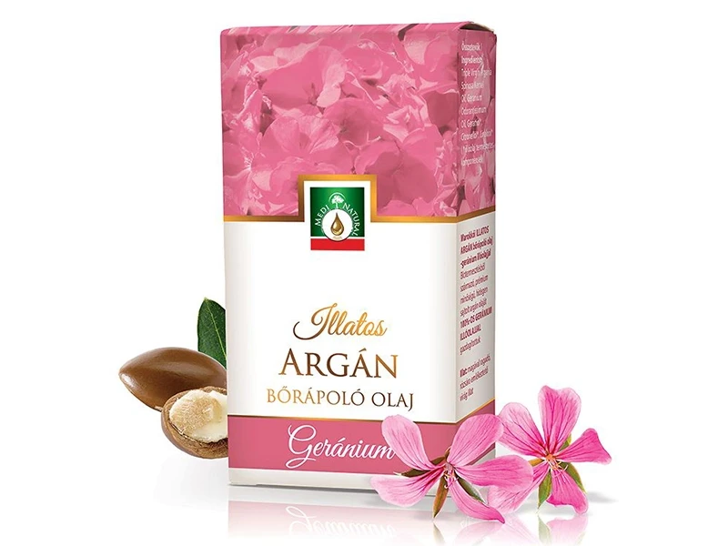 MediNatural Illatos Argán-Geránium bőrápoló olaj 20 ml