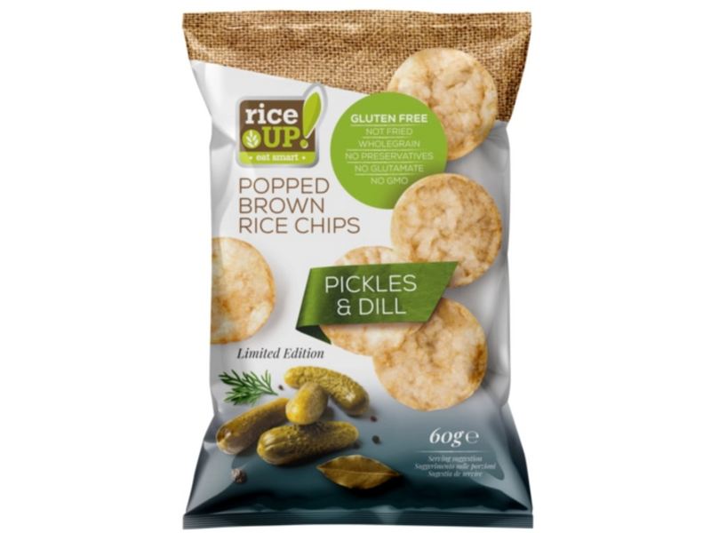 RICE UP BARNARIZS CHIPS UBORKÁS 60G