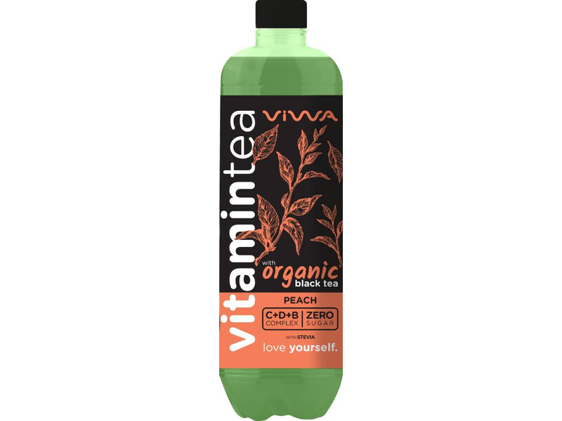 Viwa vitamintea Black Peach 600ml