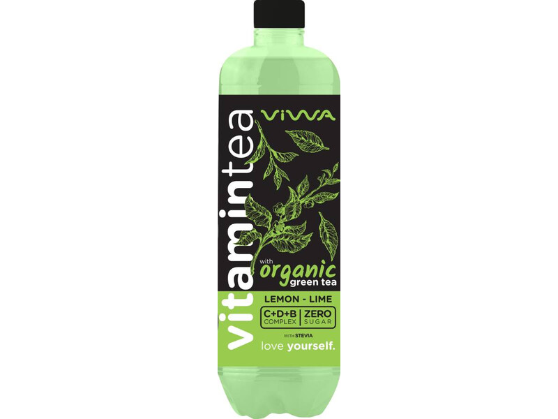 Viwa vitamintea Green lemon-lime 600ml