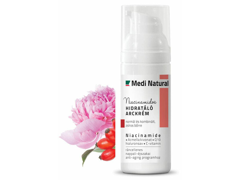 MediNatural Niacinamidos hidratáló arckrém 50 ml