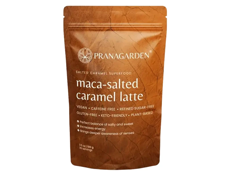 Pranagarden Maca-Sós Karamellás Latte italpor 100 g